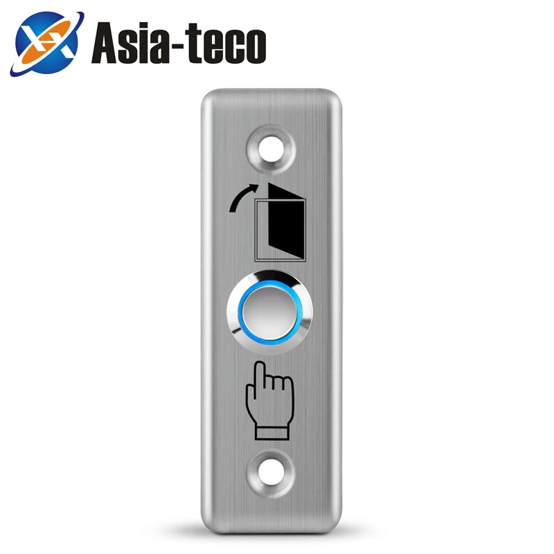 Stainless Steel Exit Button Push Switch Door  Opener Release for Access Controler Smart Lock