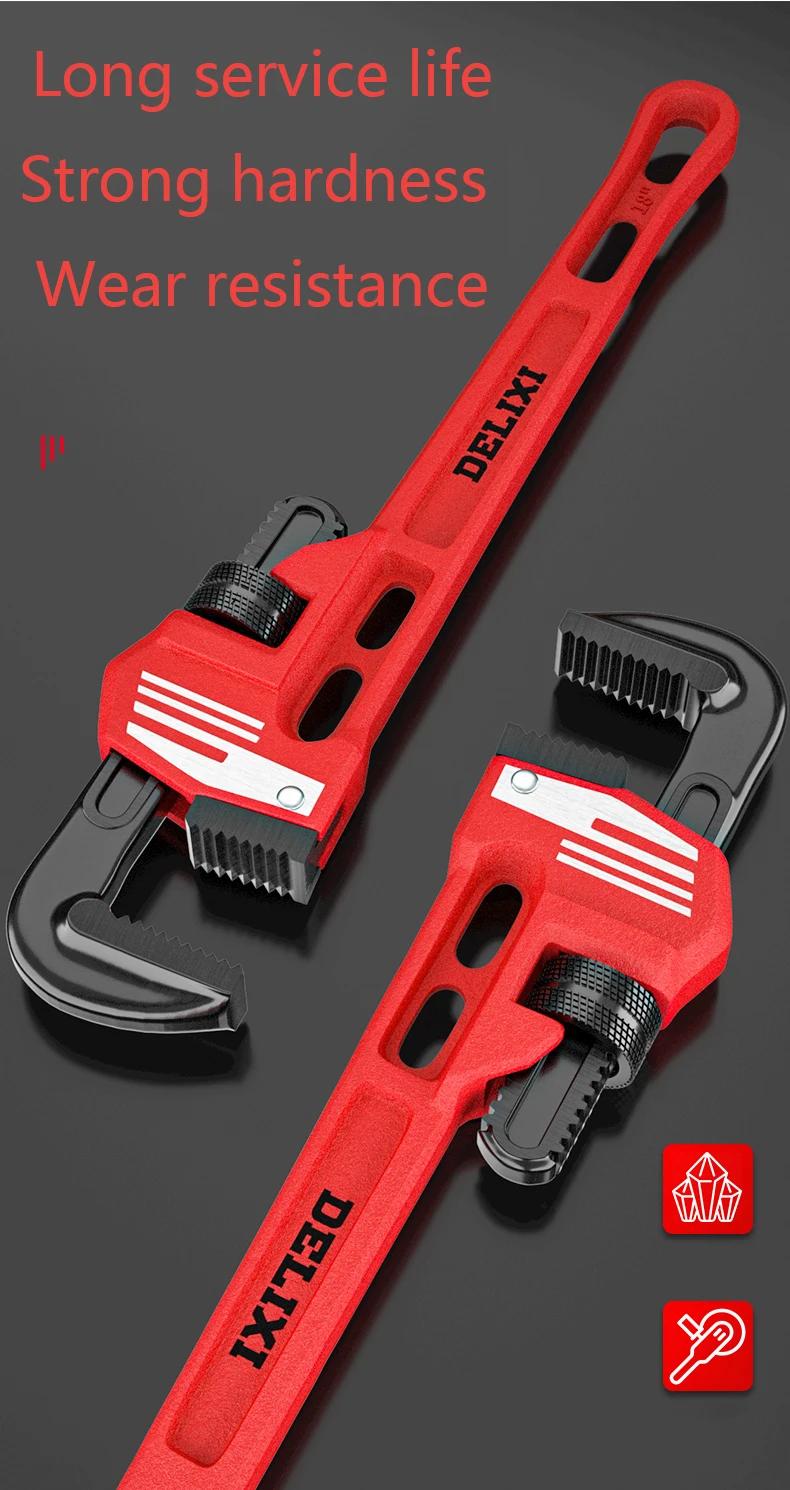 Multifunctional Pipe Wrench Hand Tool Quick Repair Plumbing Plumbing Wrench Combination Wrench