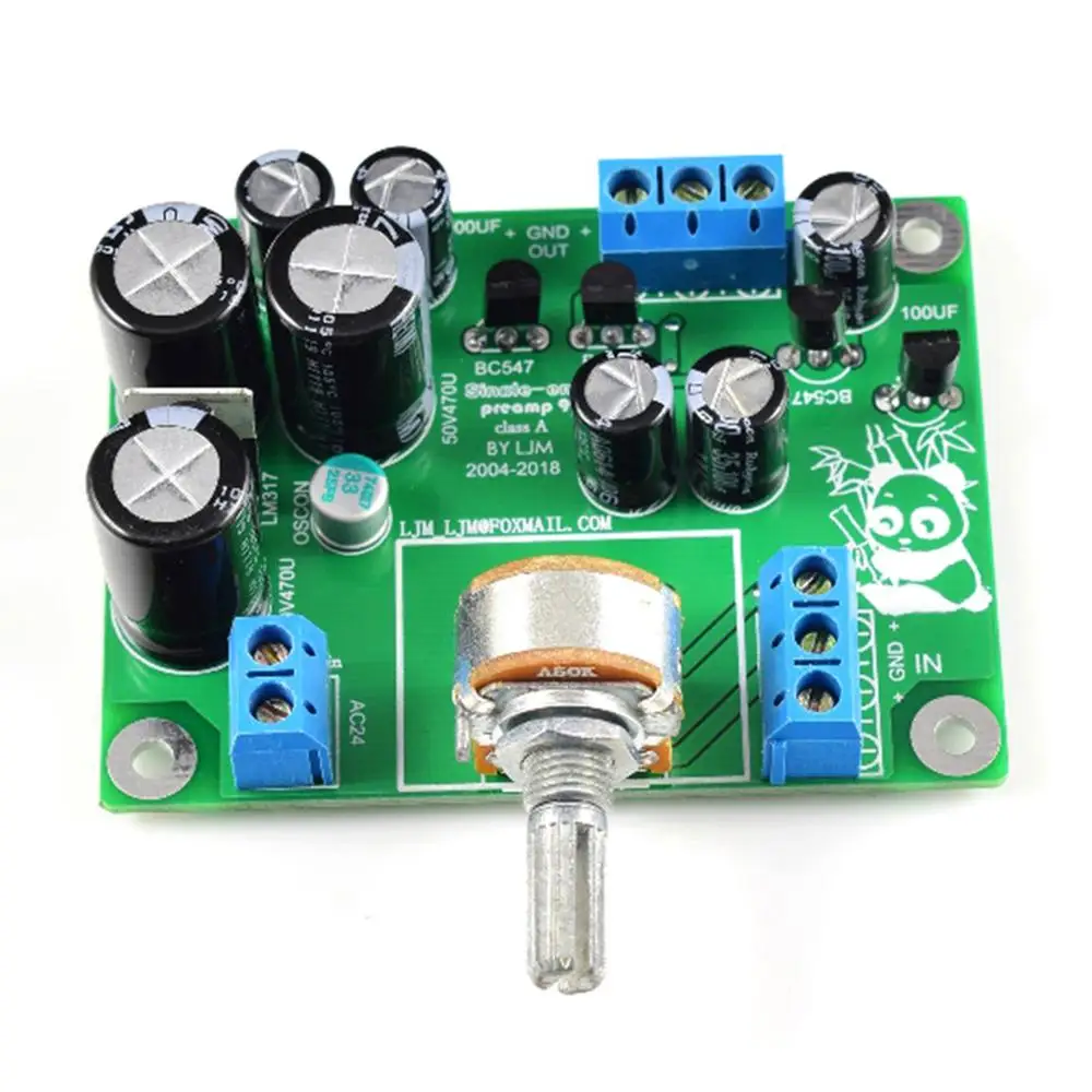 PREAMP 9 20HZ -20KHZ Single-ended Pure Class A Transistor Pre-amplifier AMP Board