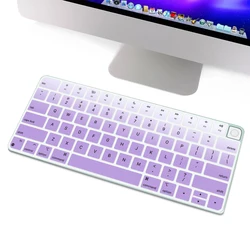 For Apple Magic Keyboard Cover (2021 release) A2450 A2449 Stickers iMAC Keyboard Protector Silicone Bluetooth keyboard case New