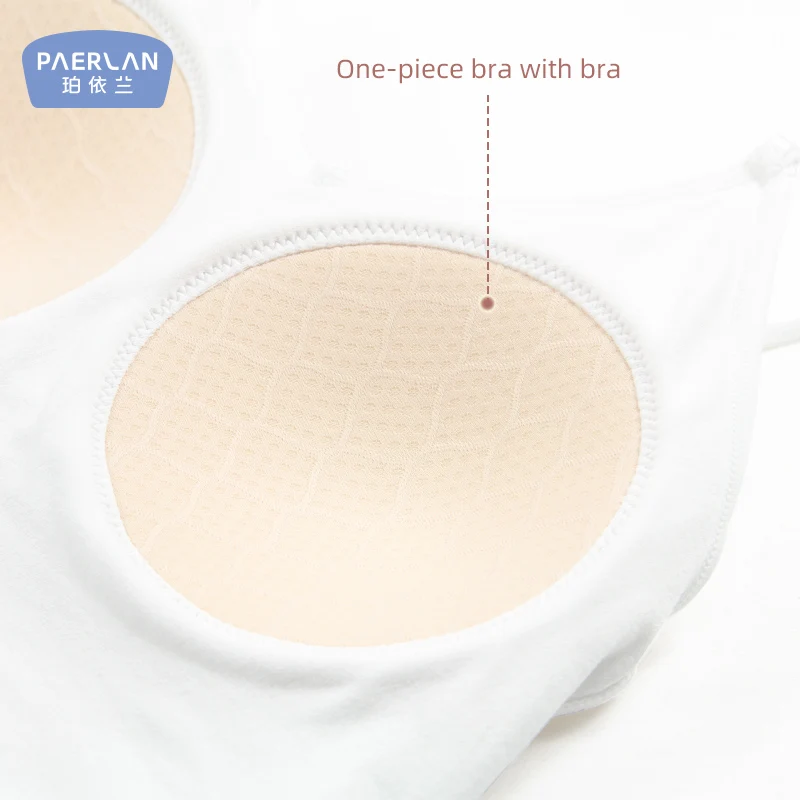 PAERLAN Can wear a sling female vest bra bra integrated sexy bottoming with chest pad without wearing underwear