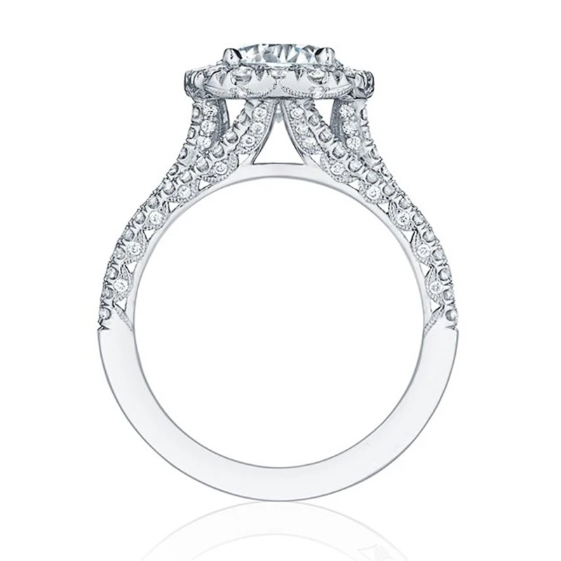 Anillos de moda Huitan para mujer con circonita cúbica brillante, anillos de compromiso de lujo, joyería de fiesta, envío directo 4
