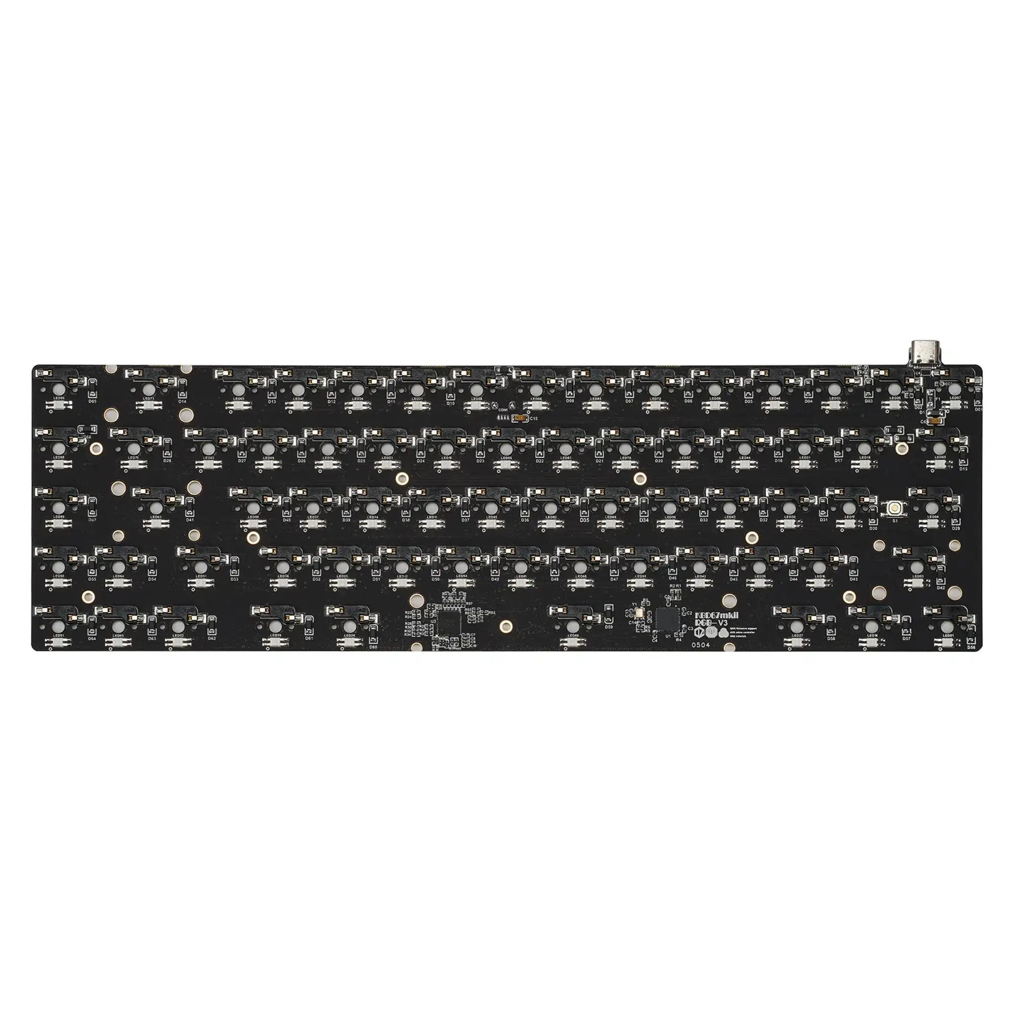 KBD67 V3マークii rgbホットスワップpcb - AliExpress 7