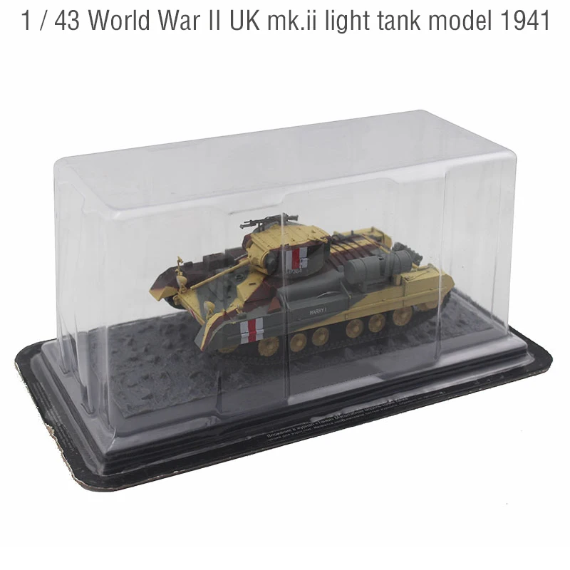 1/43 British Valentine Mk.II 1941 Light Tank Model Alloy finished product model