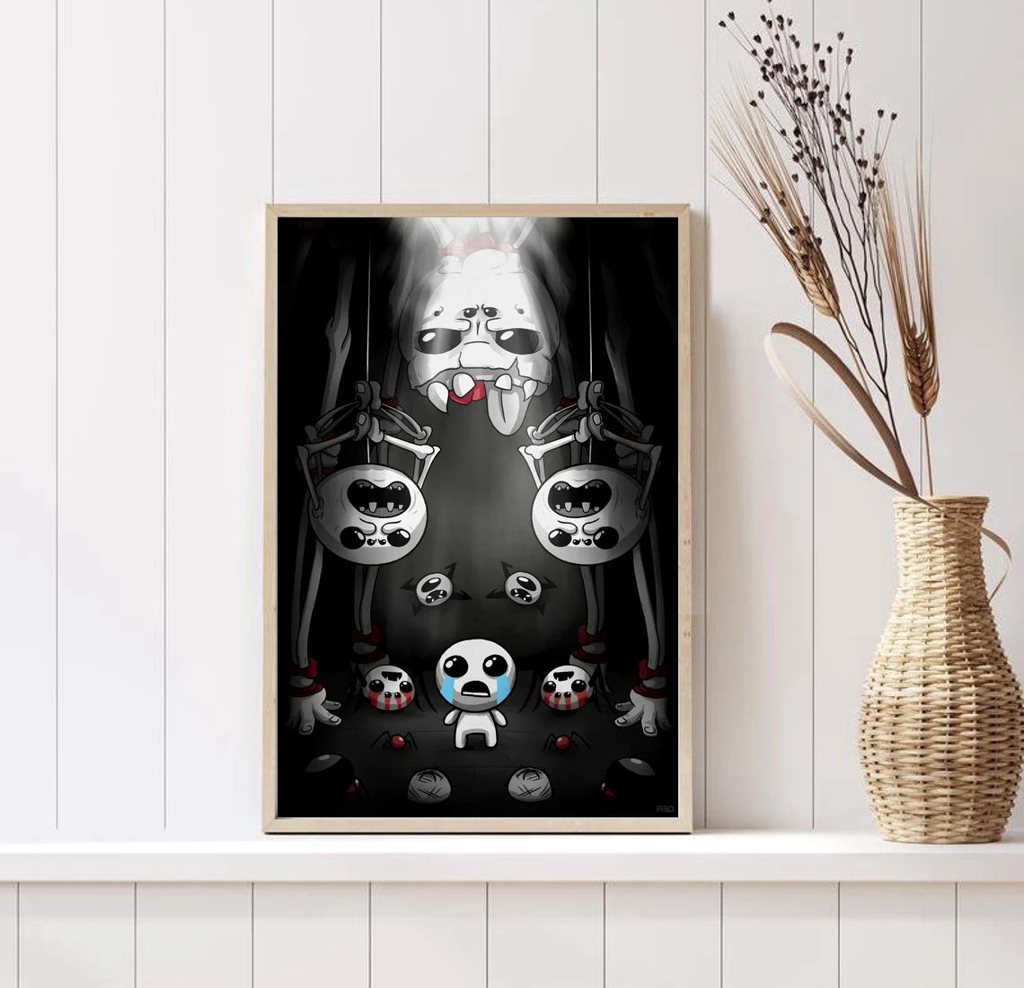 ملصق لعبة تجليد إسحاق ولادة جديدة لتزيين المنزل طلاء جدران (بدون إطار) #4