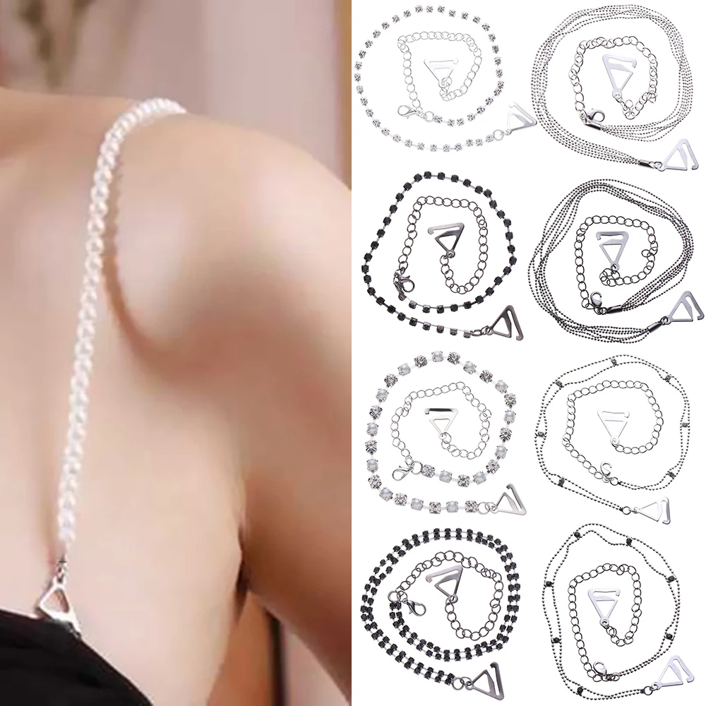 1Pair Fashion Women Adjustable Bra Strap Party Evening Dress Underwear Accessories Transparent All Match Invisible Straps