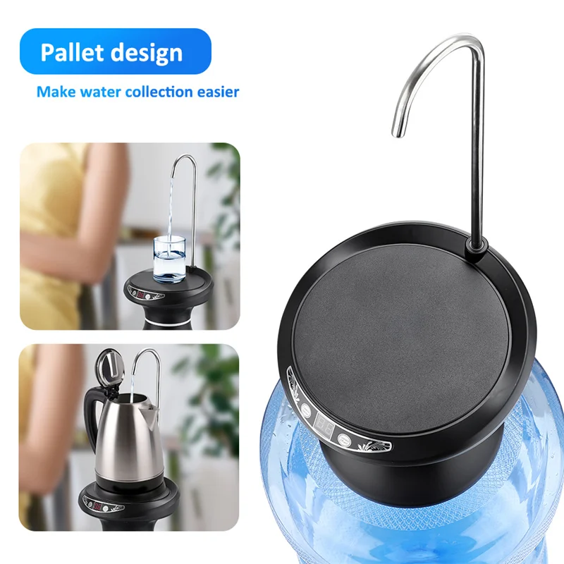 

Electric Water Gallon Pump Automatic Water Bottle Dispenser Rechargeable Water Pump Dispenser With Stand Water Dispenser