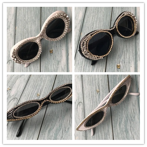 

Cat Eye Lady Sunglasses Sexy Fashion with Diamond Female Sunglasses Travel Beach Sunglasses UV400