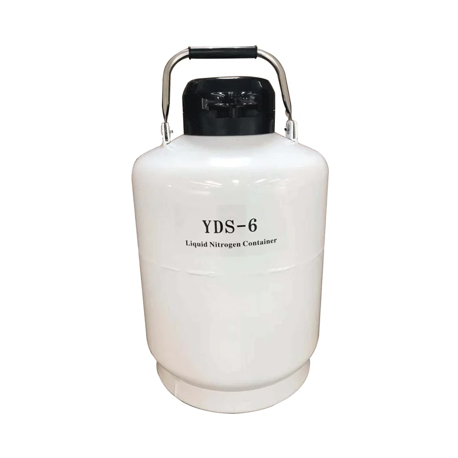 Medical use YDS-6 6L liquid nitrogen tank container cryogenic storage tank