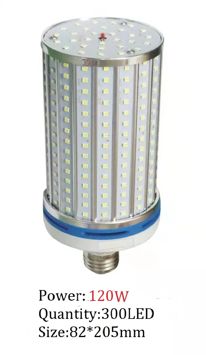 Imagem -05 - Lâmpada Led E27 E40 para Led 30w 60w 80w 100w 120w 200w 250w 2835 Smd 265 Luz de Alumínio Farol de Milho Luz Fria Branca