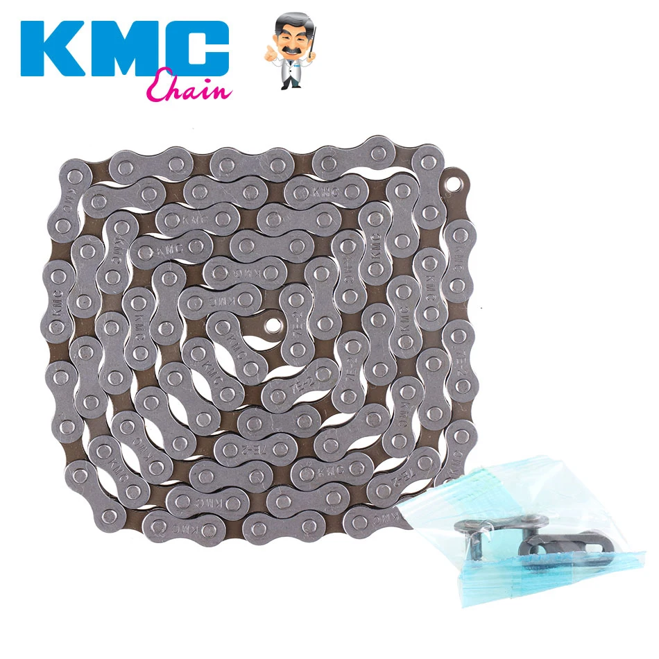 112 Links KMC HV410 Single Speed Drive Systems Bicycle Chain Dead Fly Bike Folding Bike Urban Leisure Bike silver Chains