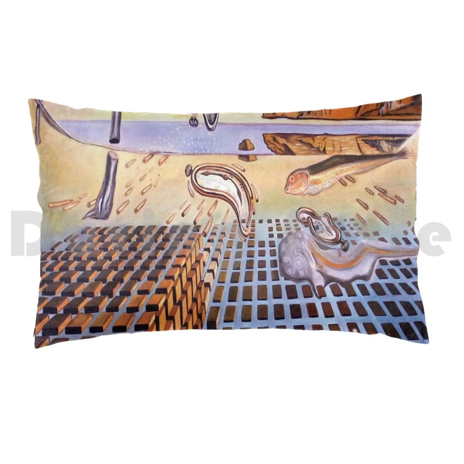 Salvador Dali-The Disintegration Of The Persistence Of Memory Pillow Case Printed 50x75 Salvador Dali Dali