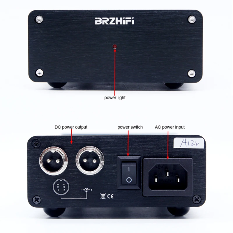 BRZHIFI Wholesale Price WEILIANG AUDIO 50W Linear Regulated Power Supply Double Output For Hifi Amplifier Stereo Amplificador