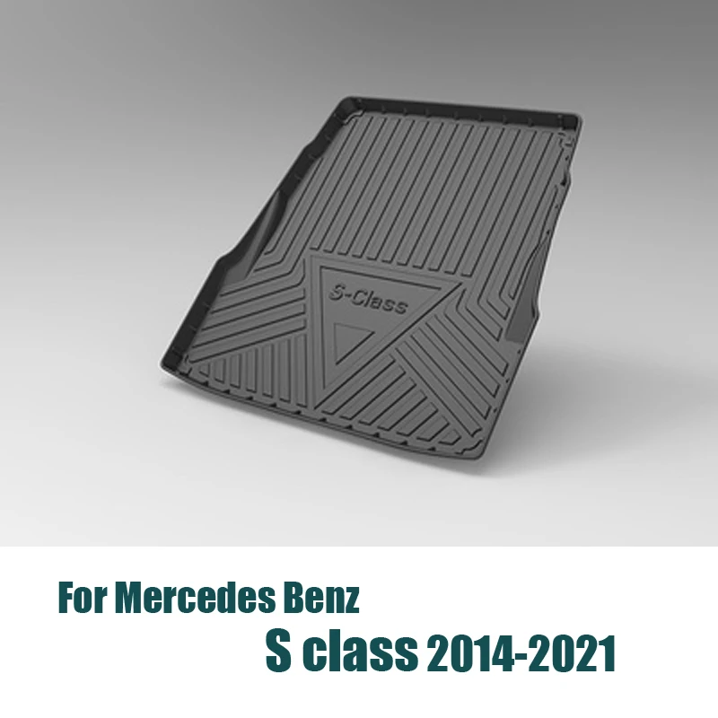 

Car Cargo rear trunk mat For Mercedes Benz S CLass W222 2020 2019 2018 2017 2016 2015 2014 Styling Boot Liner mat Accessories