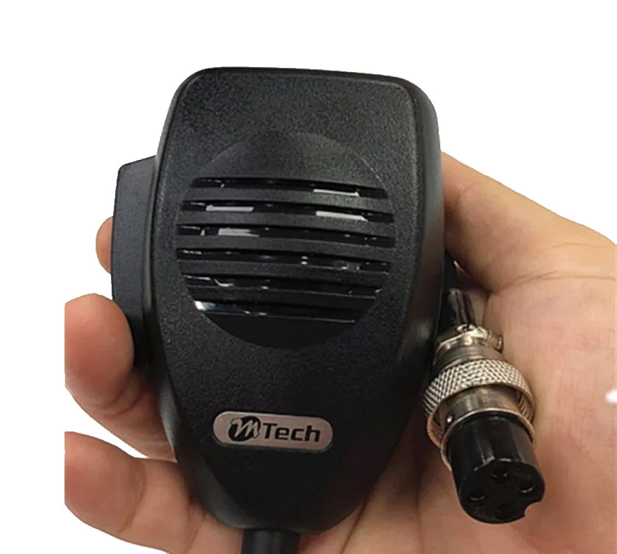 CB-12 Microphone with 4 Pin Connector, Ham Mic, Mobile Speaker for Cobra Uniden Galaxy, Car CB Radio