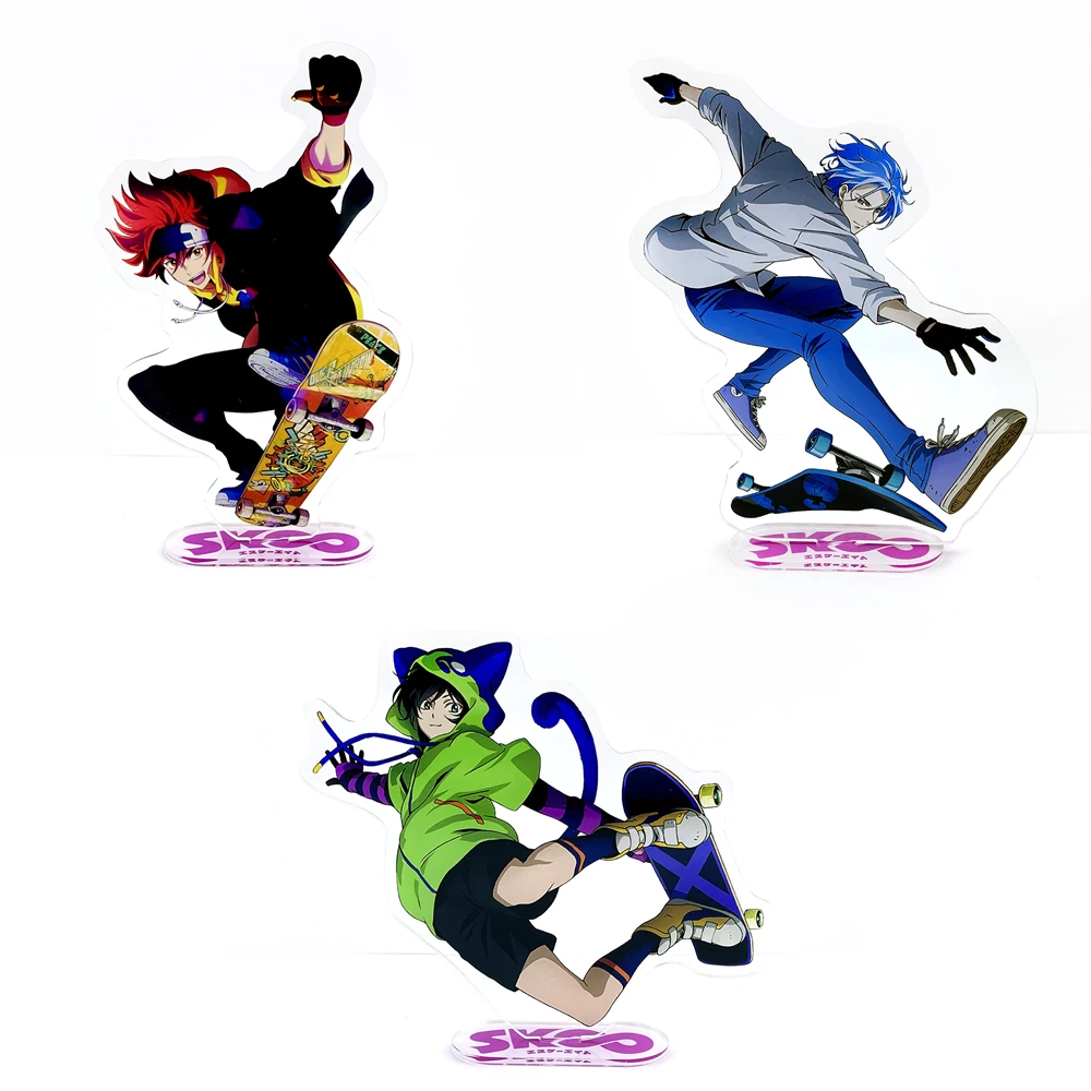 

SK8 the Infinity Kyan Reki Hasegawa Langa Chinen Miya acrylic standee figurines desk decoration cake topper anime