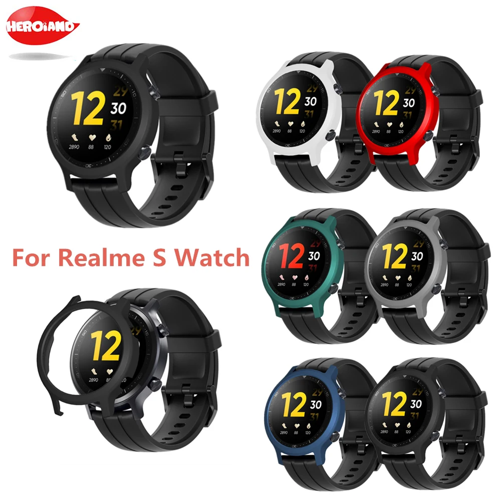 New Classic Protective Case Cover For realme Watch S Smart Watch Hard PC Shell Protector Frame For realme Watch S Strap Bracelet