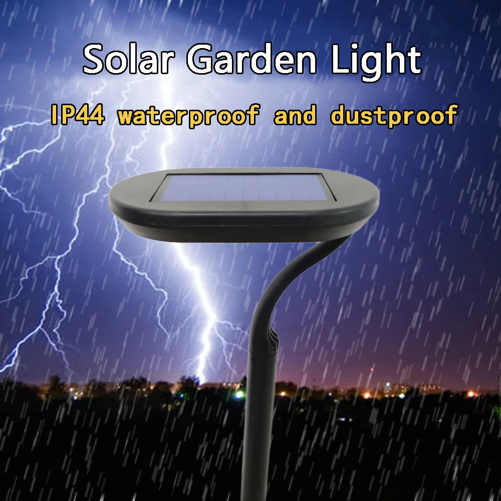 LED Solar Garden Lights Outdoor Solar Powered Lamp Waterproof Landscape Lighting For Pathway Patio Yard Lawn Lamp Decoration