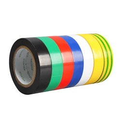 1PC 10 Meters Strong Electrical Tape Color Wear-resistant Lead-free Electrical Insulation Electrical Tape PVC Fame Retardant