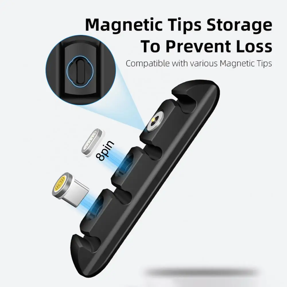 케이블 홀더 주최자 유연한 실리콘 4 홀 USB 와인 더 관리 클립 충전 용 데스크탑 홀더 데이터 케이블 전원 코드