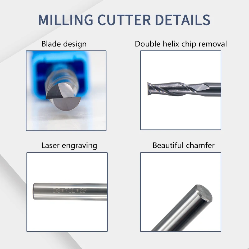 holzbearbeitung fräse HRC50 2 Flöten 1-20mm hartmetall-schaftfräser Fräsen schneiden Werkzeuge Legierung Wolfram Stahl Fräser Schaftfräser CNC plotter cutter tools werkzeug maschine ende mühlen drehmaschine plotter