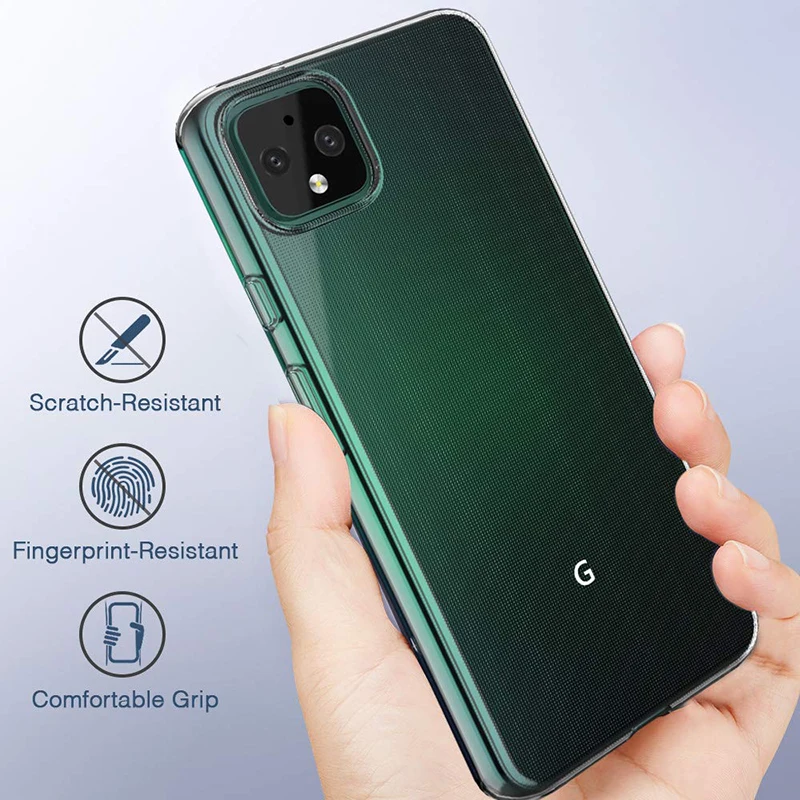 Transparent TPU for Google Pixel 4/4 XL Pixel4 Pixel4XL Google4 4XL 2019 Back Cover Silicone Soft Clear Ultrathin Phone Case Bag