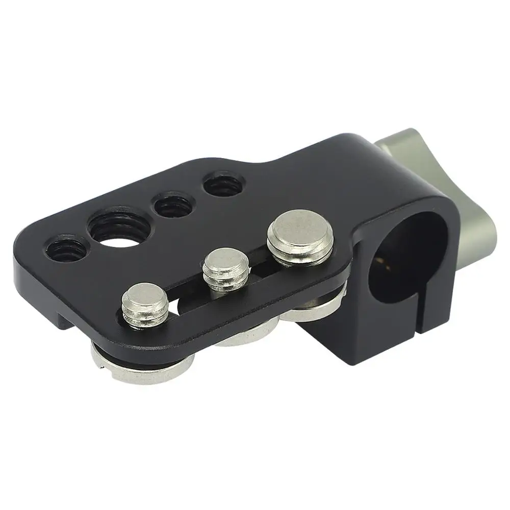 Haoge VA-PC01 متعددة الوظائف 15 مللي متر قضيب المشبك جبل مع لوحة و 1/4 "3/8" المسمار للكاميرا DSLR تلاعب