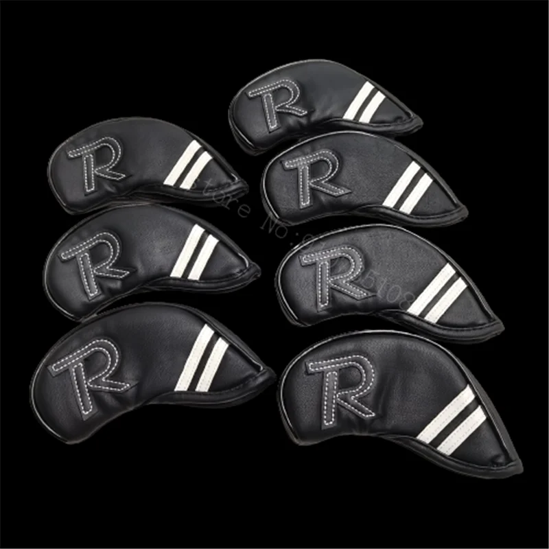 New  Golf Iron Head Covers With Magnetic Closure PU Roma ro Golf Irons Set Covers #4-9 P（7pcs）For Man Women clubs  headcover