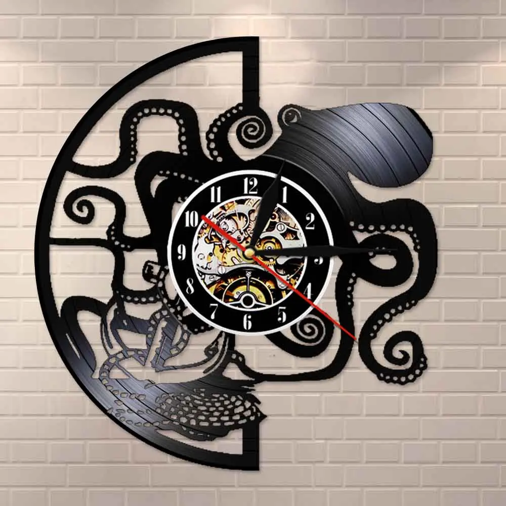 Octopus LED Night Light Lamp Sign with Remote Control Devilfish Vintage 12