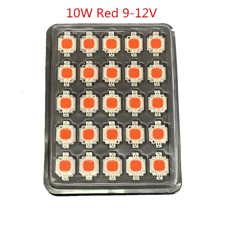 Wholesale 10W LED Chip Integrated High Power 10W 12V Beads RGB White Warm White Red Green Blue Yellow 20*48mil Chips For Blubs