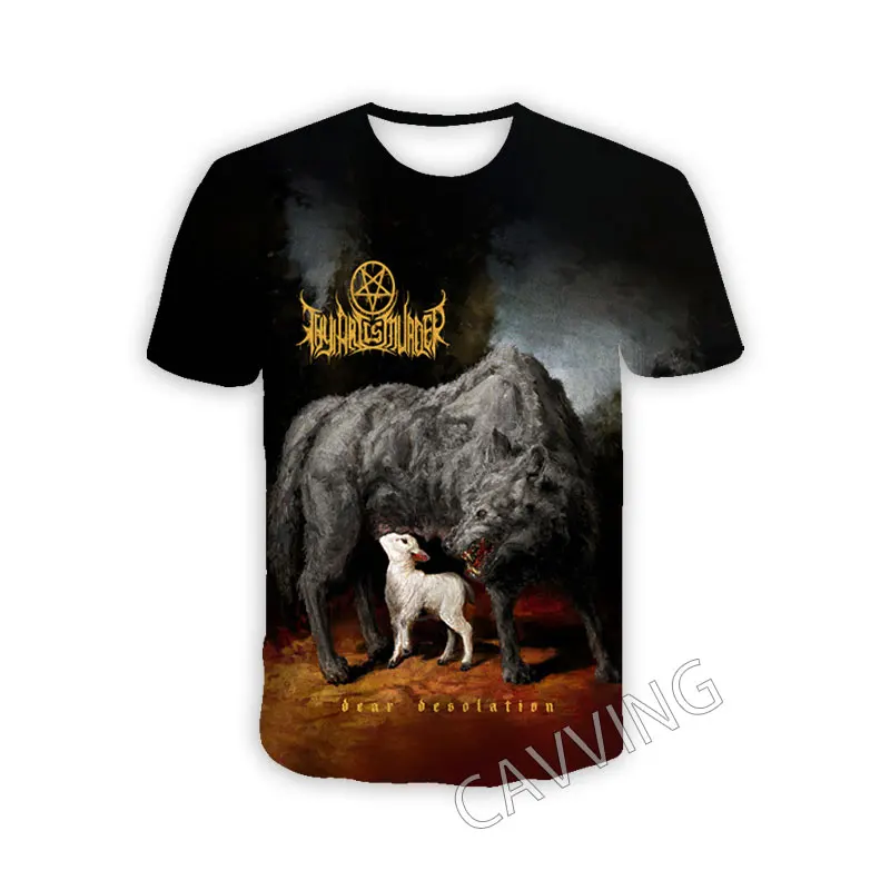 New Fashion Women/Men's 3D Print  Thy Art Is Murder  Casual T-shirts  Hip Hop Tshirts Harajuku Styles Tops Clothing   T01