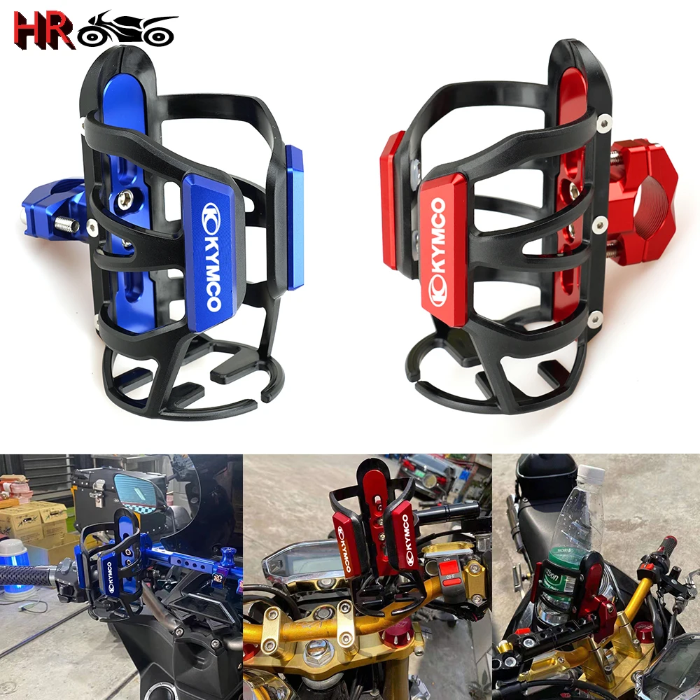 For KYMCO DOWNTOWN NIKITA GDINK KXCT PeoPle S Racing S G150 Newest Motorcycle CNC Beverage Water Bottle Drink Cup Holder Mount