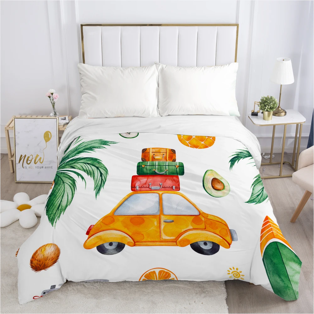 Children Duvet cover Quilt/Blanket/Comfortable Case 140x200 200*200 240x220 Size cartoon Bedding for children kids baby Cute cat