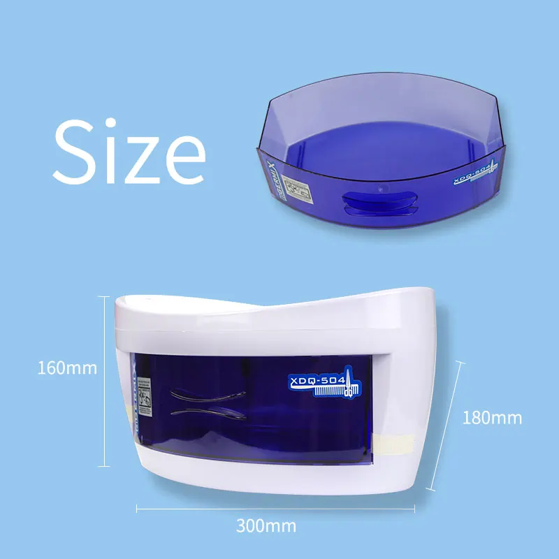 UV Sterilizer Disinfection Cabinet Ultraviolet Light For Manicure Tweezers Professional Nail Tool Dry-air Sterilizezation Box