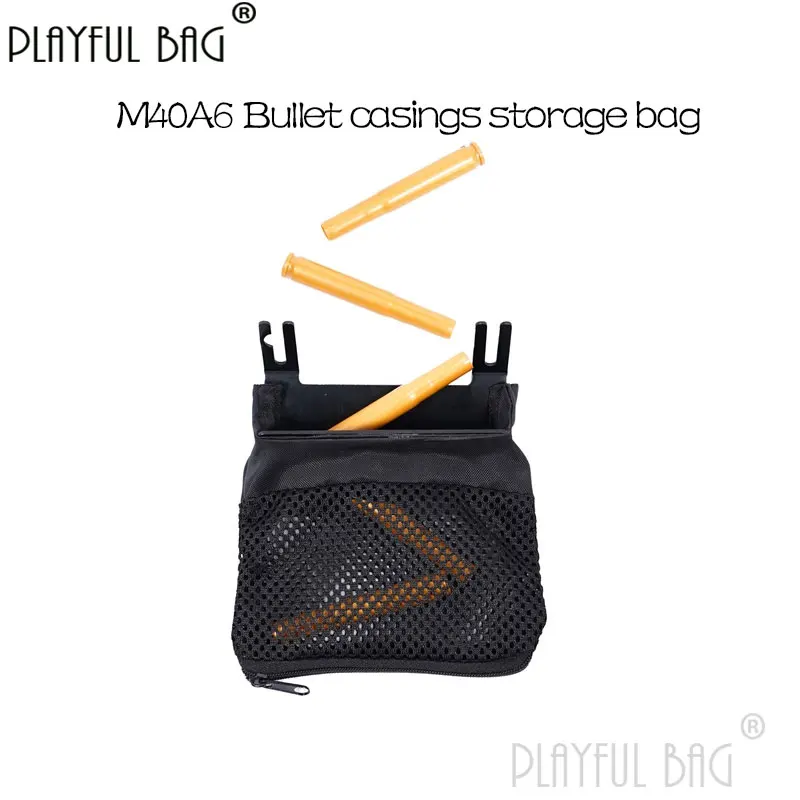 

PB Playful bag Cute tiger M40A6 soft bullet throwing storage net bag MSR equipment CS DIY tools Toys parts QF16S