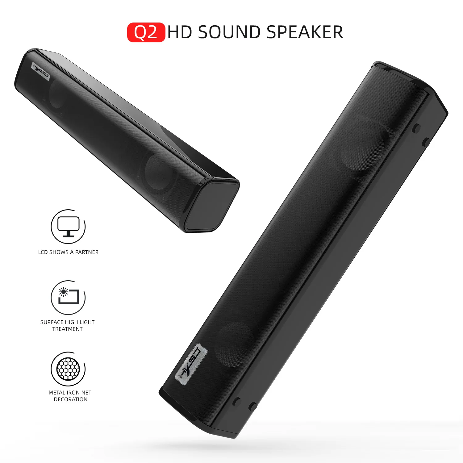 

Portable Bluetooth Speaker Wireless Mini Column for Phone Computer Outdoor Loudspeaker Stereo Music Surround Bass Speaker