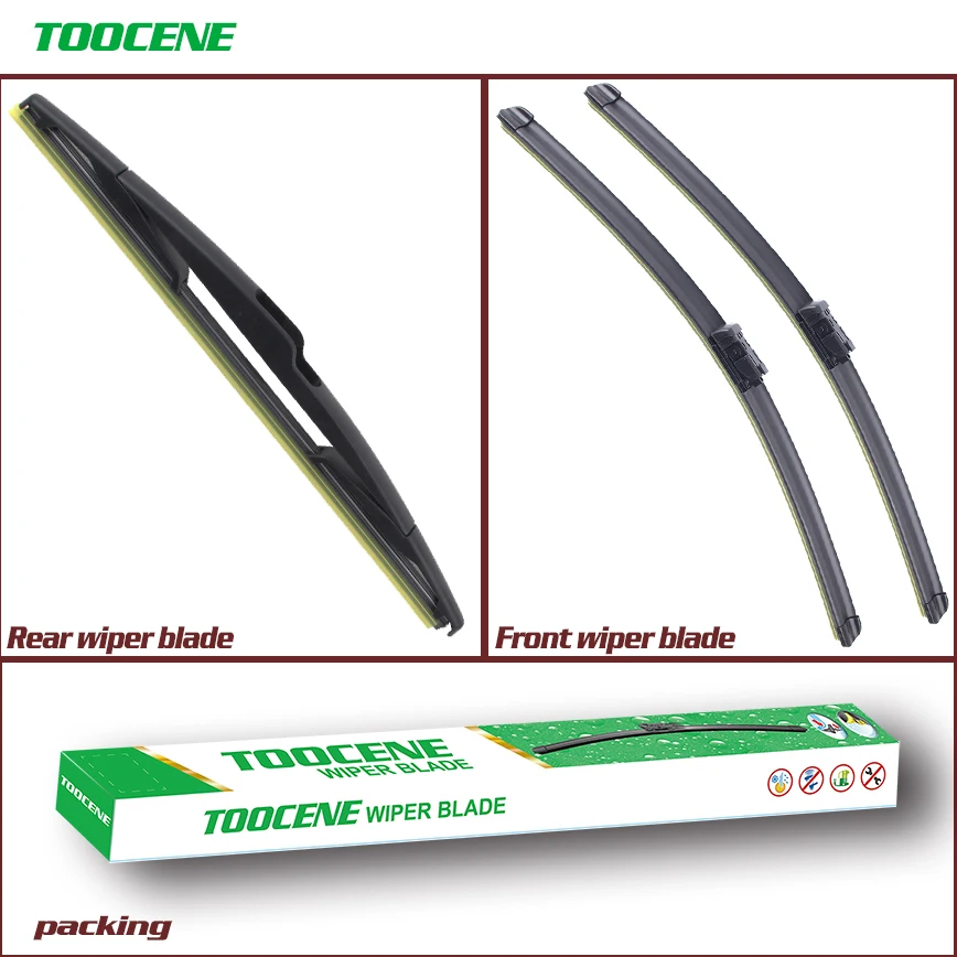 Front And Rear Wiper Blades for Volvo XC60  2008-2016 High Quality Rubber Windshield wiper Car Accessories 26+20+15