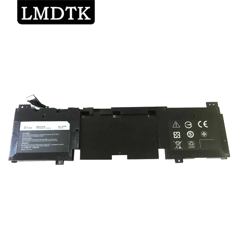 LMDTK New 3V806 Laptop Battery For  Dell Alienware 13 R2 Series ALW13ED-2708 ALW13ED-2608 ALW13ED-1508 N1WM4 62N2T 2P9KD 51WH