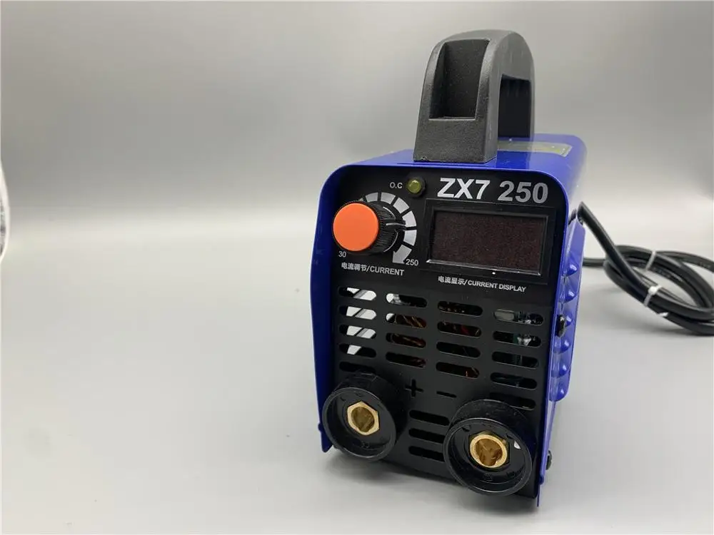 250A 220v LED Display Welding Machine Compact Mini MMA Welder Inverter Welding Semiautomatic  Dc Welding Machine ARC Welding