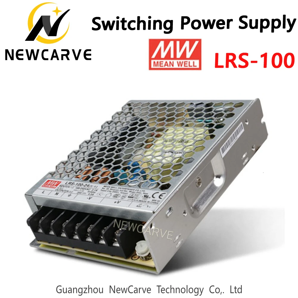 

LRS-100 Original Taiwan Meanwell 100W Switching Power Supply MW 3.3V 5V 12V 15V 24V 36V 48V NEWCARVE