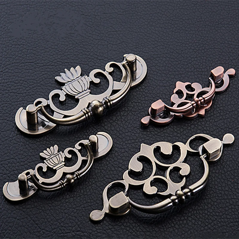 Antique cabinet door handle luxury cabinet door drawer stealth handle Furniture Hardware for home decoration