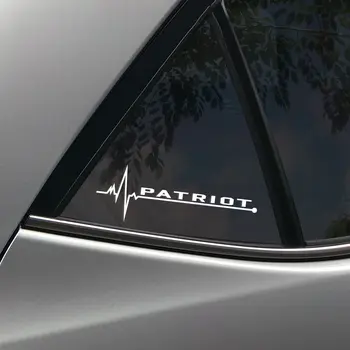 2 adesivi per finestrini laterali auto per Jeep Cherokee Commander Compass Liberty Patriot Rubicon TrailHawk Wrangler Accessori auto 10 best sales accessori jeep liberty kk - №3