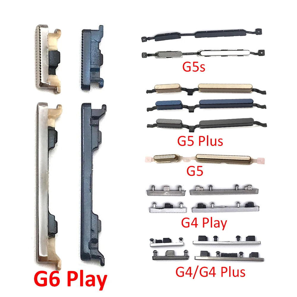 

50Pcs/Lot，For Motorola Moto G5s G4 G6 Plus Play G5 G5s Power Volume Side Button Key