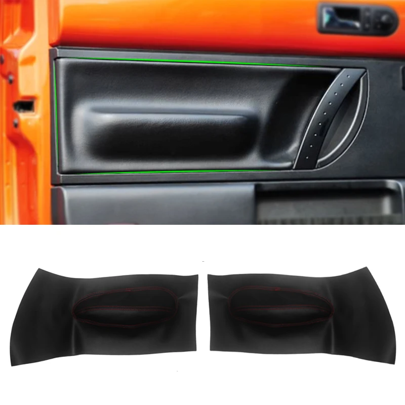 Microfiber Leather Front Door Panel Cover For VW Beetle 1998 1999 2000 - 2010 Car Door Armrest Panel Cover Sticker Trim