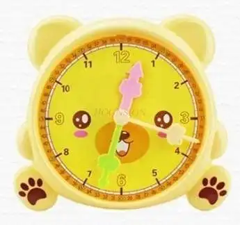 Fun teaching supplies baby first grade math clock teaching aid elementary school learning learning can stand girls hand