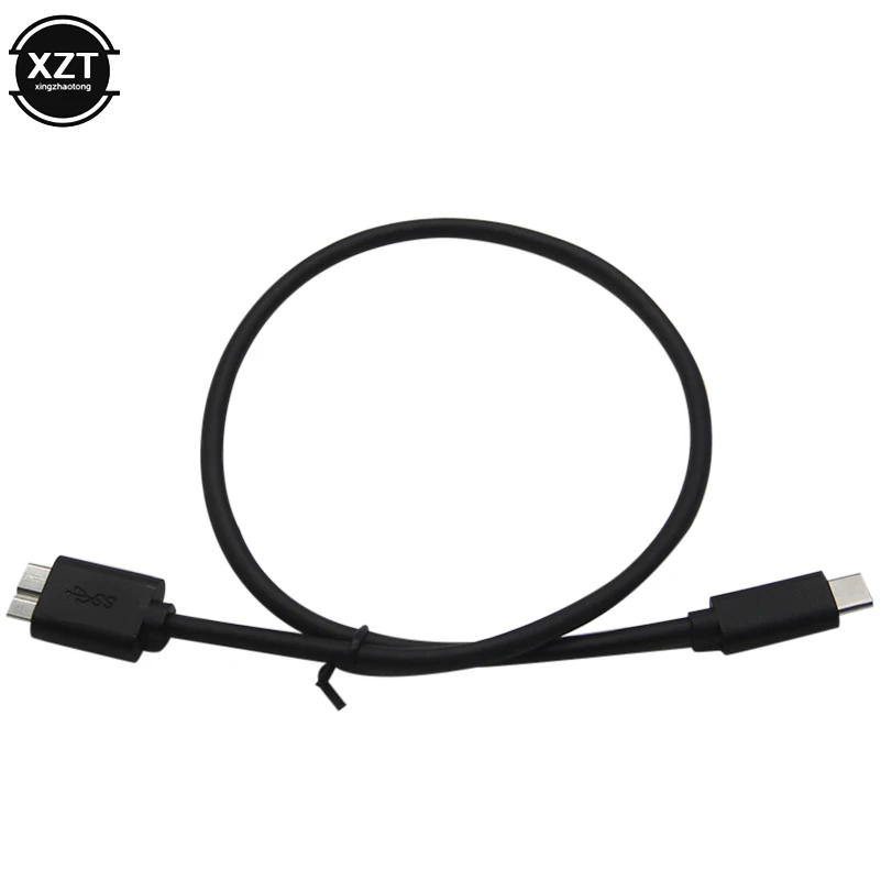 Universal USB 3.1 Type-C to USB 3.0 Micro B Cable Connector 5Gbps External Hard Drive Disk Cable for Hard Drive Computer