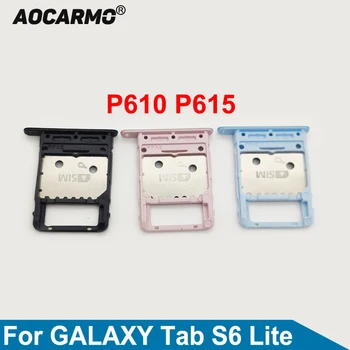 Aocarmo-Support pour Samsung Galaxy Tab Dock Lite, P610, P615, 4G, Lte MicroSD, CharacterSim Card, EscalSlot Replacement Part