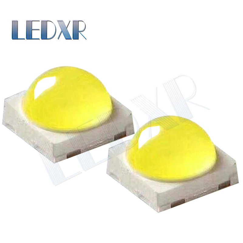 100pcs 3030 ball head 3V 1W white light, high brightness 3030 mold top 3W white light 3030 smd LED lamp beads