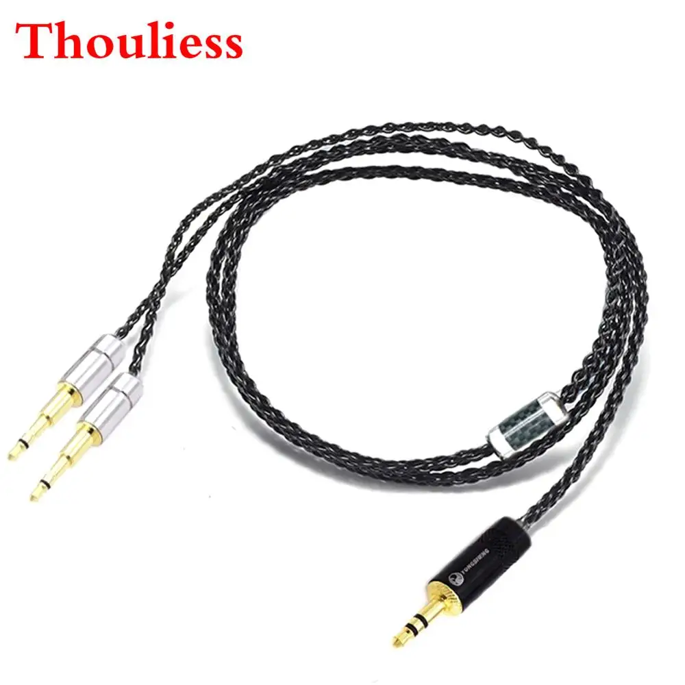 

Thouliess HIFI 7n OCC Silver Plated Headphone Upgrade Cable for OPPO PM-1 PM-2 HE1000 400S 560 Headphones（2x2.5mm Extended plug）