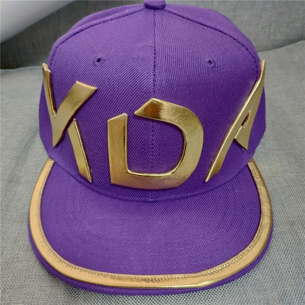 New Game K/DA KDA K\da For Mask Akali Hat Adult Kids Cosplay Costume Cap Handmade LOL Cosplay For Men Headwear Hip Hop Hat Hats